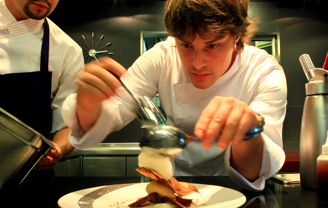 Jordi Cruz en la cocina de ABac